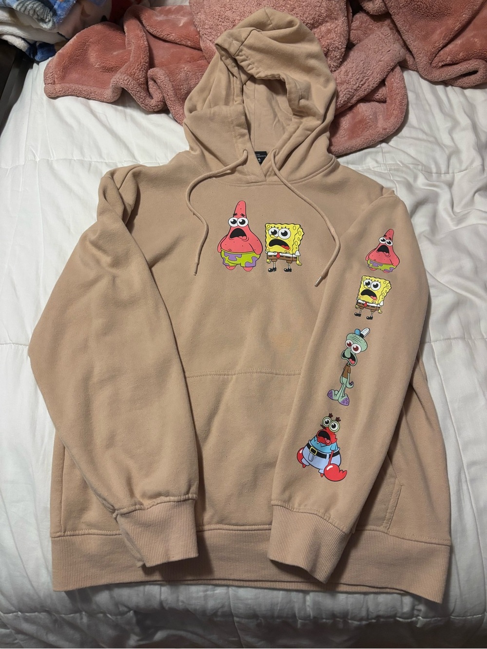Tan SpongeBob Hoodie